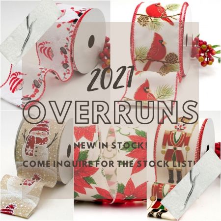 Wired Ribbon No MOQ - In-Stock Wired Ribbon with no MOQ required